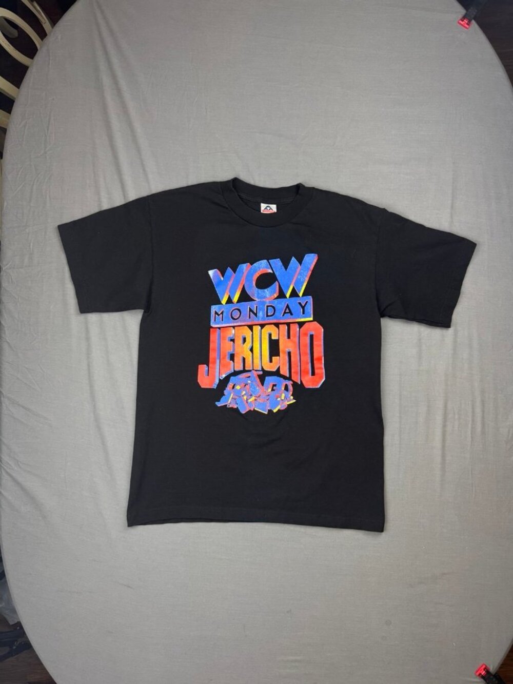 VTG WCW Monday Chris Jericho T-Shirt Men Large Wrestling Jerichoholics Anonymous